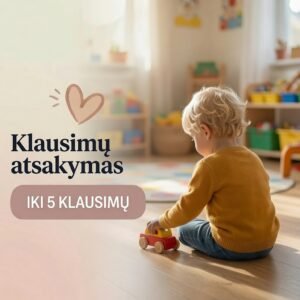 Rūpimų klausimų atsakymas (iki 5 klausimų)