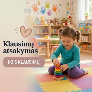 Rūpimų klausimų atsakymas (iki 5 klausimų)