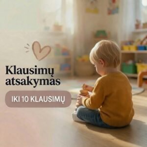 Rūpimų klausimų atsakymas (iki 10 klausimų)